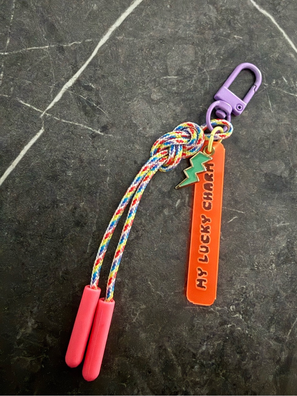 'My Lucky Charm' Colorful Charm Keychain